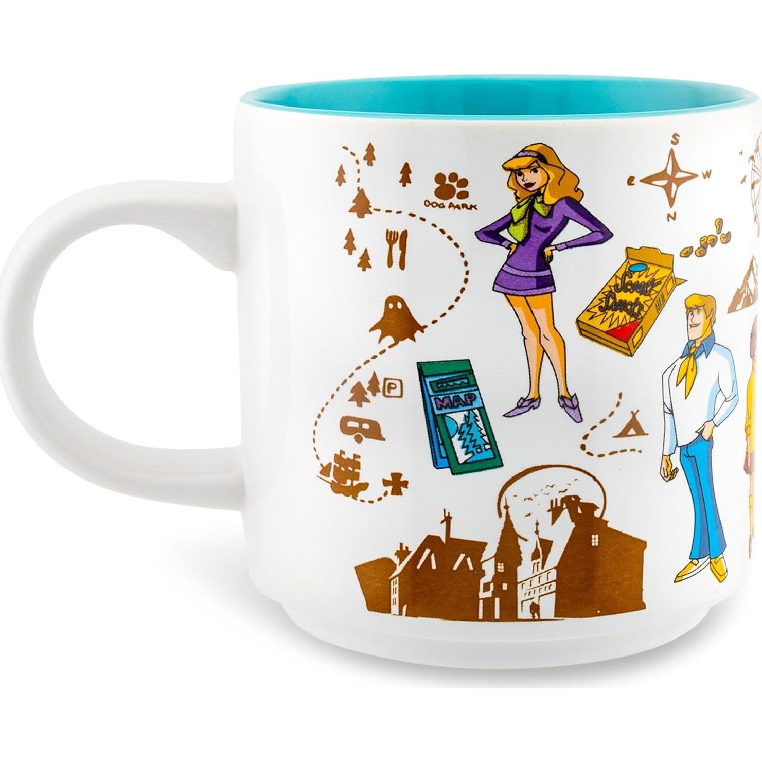 Taza de Cerámica Scooby-Doo 368ml | Licencia Oficial