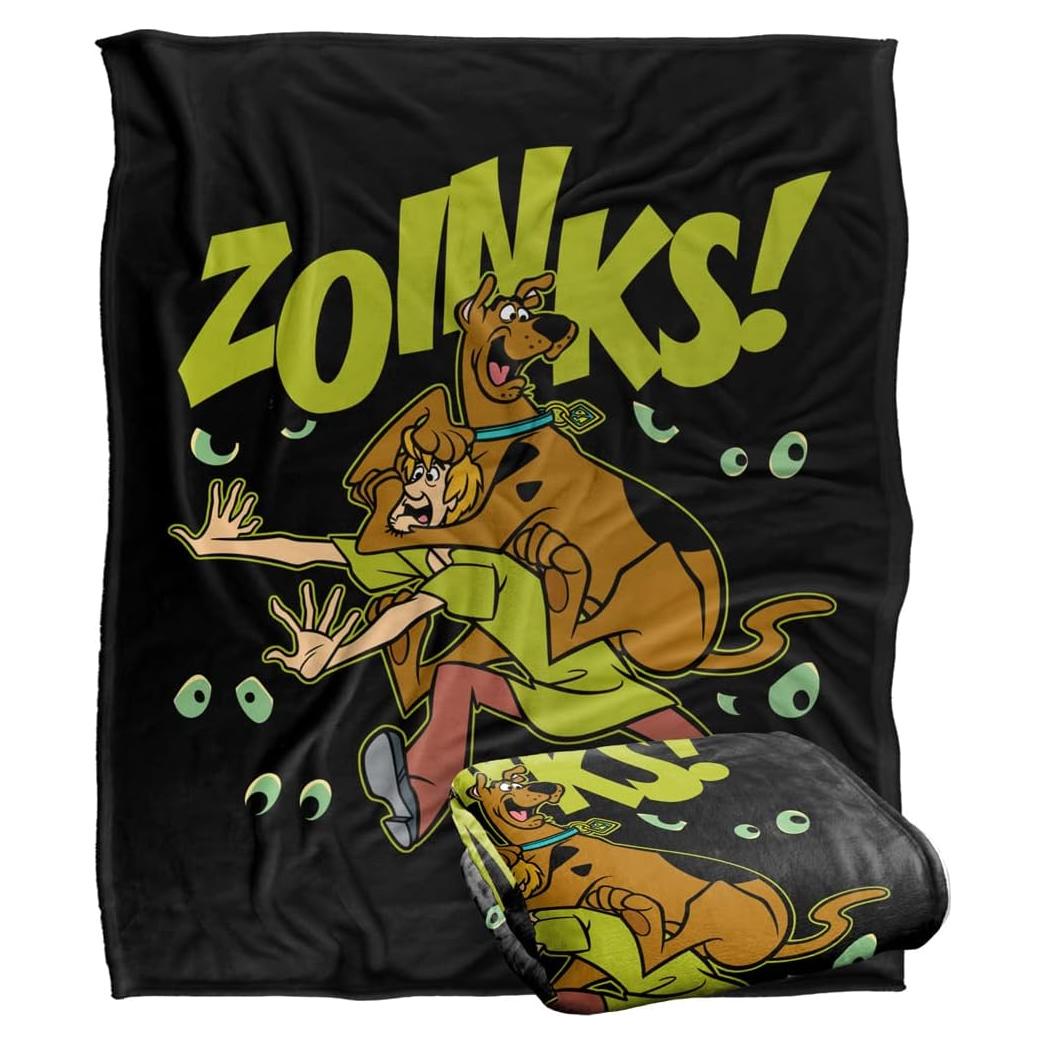 Manta Suave Scooby-Doo Zoinks 127x152 cm Licenciada