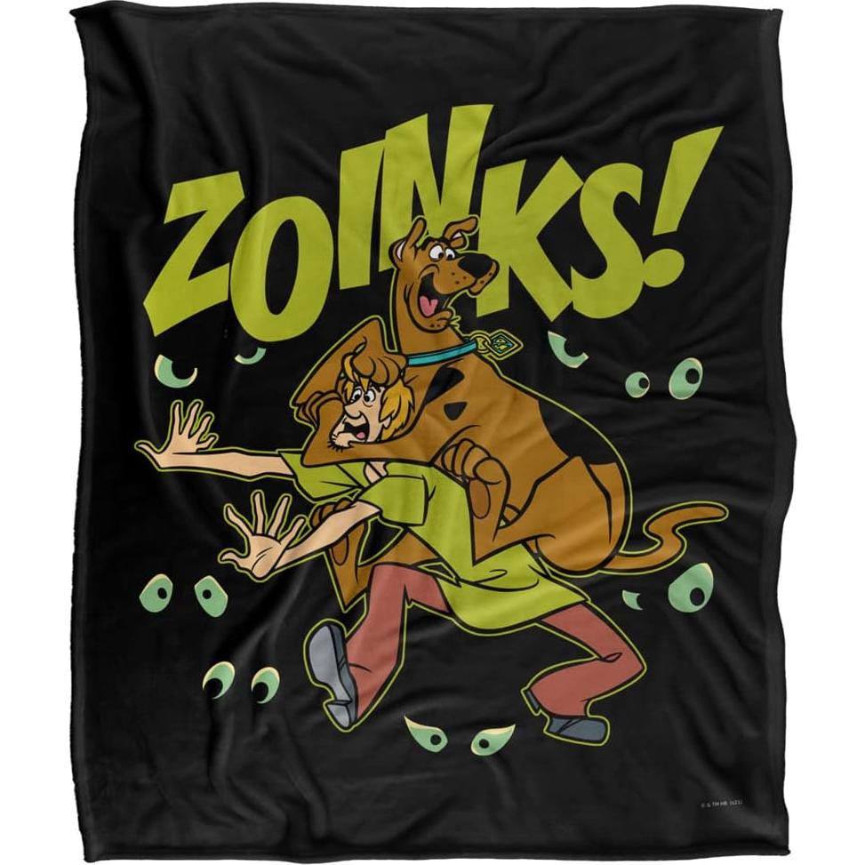Manta Suave Scooby-Doo Zoinks 127x152 cm Licenciada