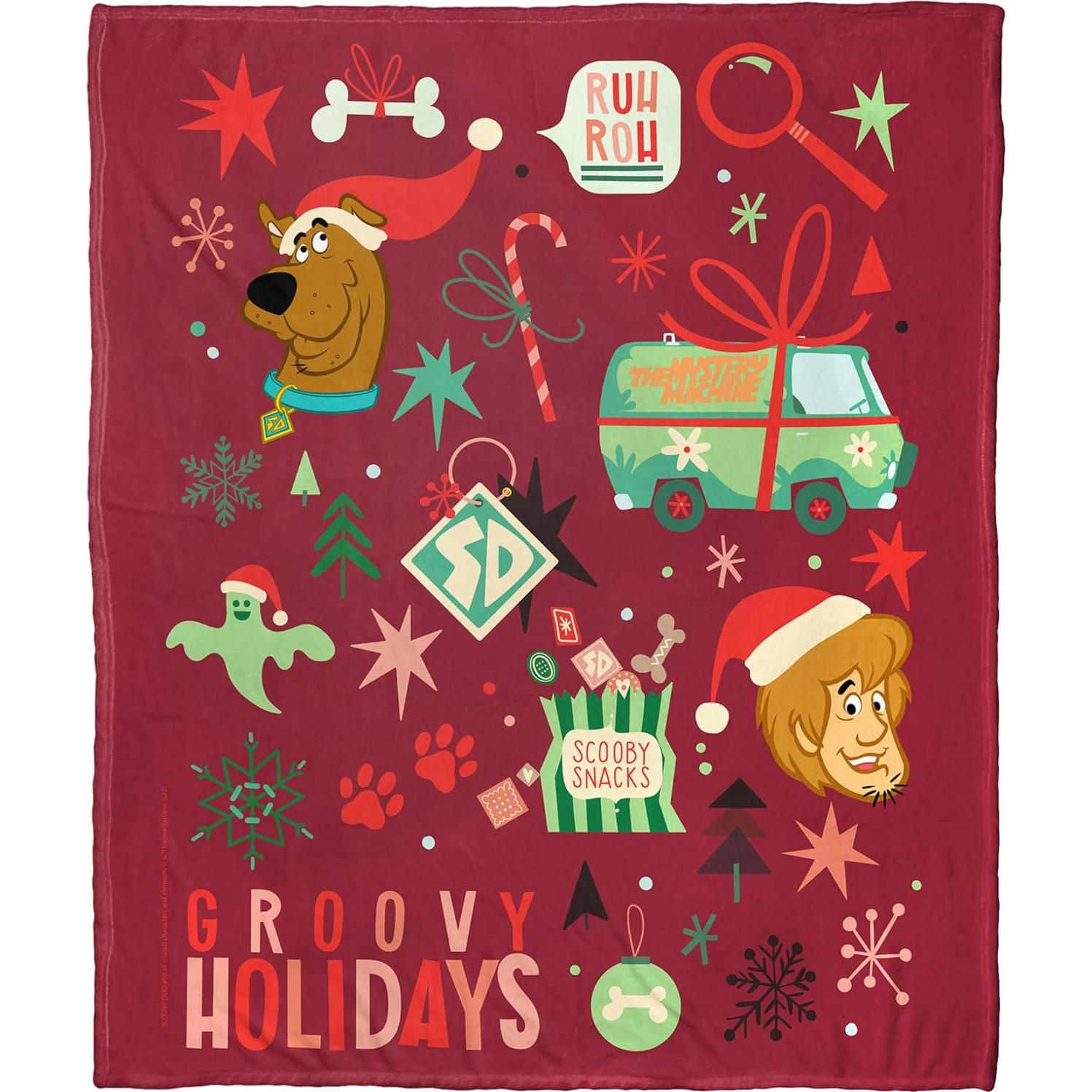 Manta de Toque de Seda Scooby Doo Northwest 127x152 cm