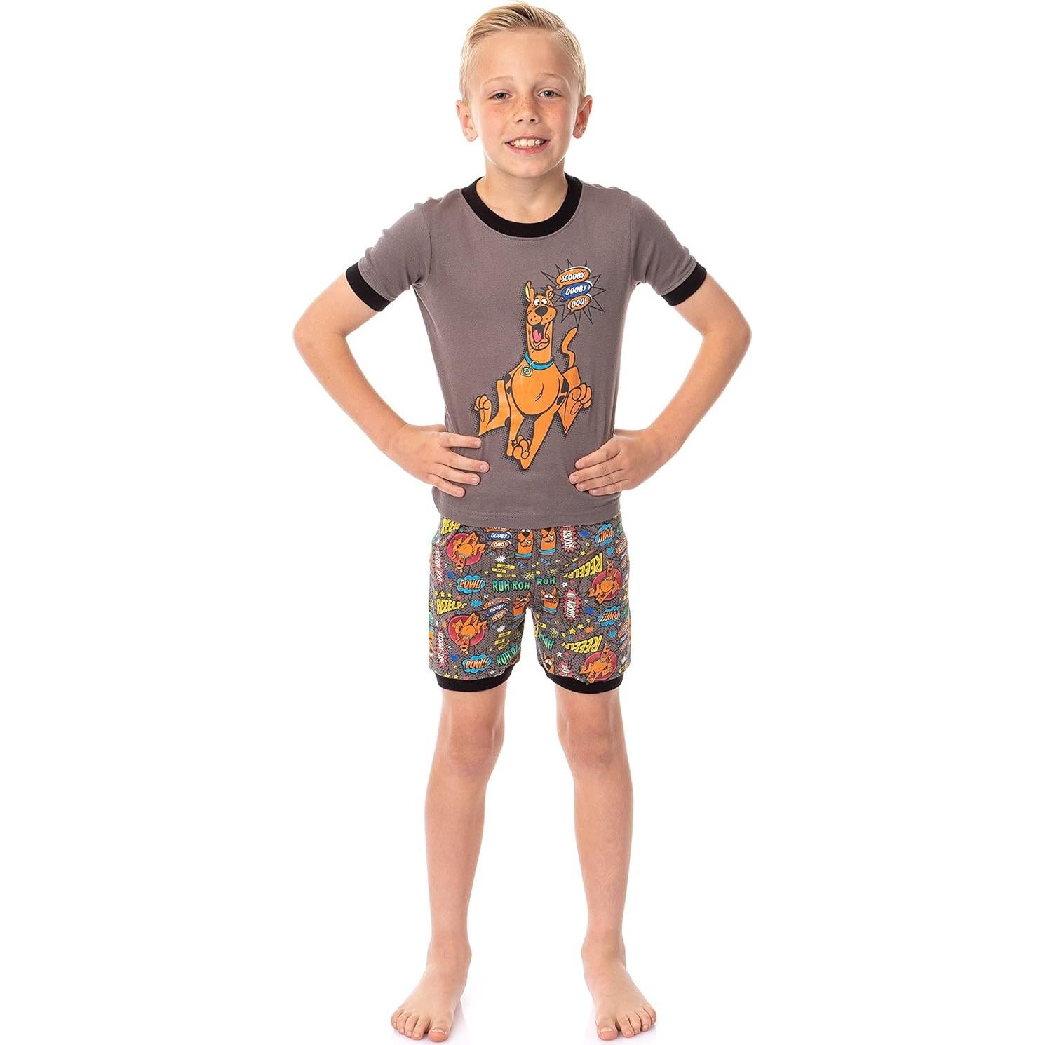 Conjunto de Pijama Corto de Algodón Intimo Scooby Doo