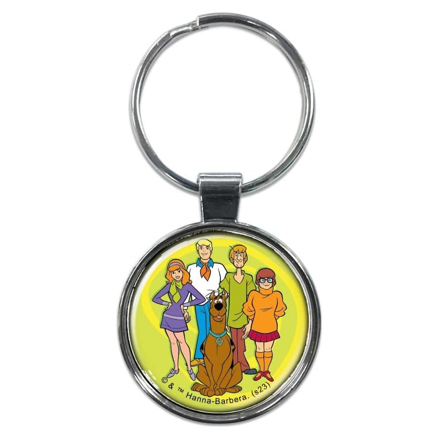 Llavero Scooby-Doo Ata-Boy 3.81 cm Shaggy, Fred, Velma, Daphne