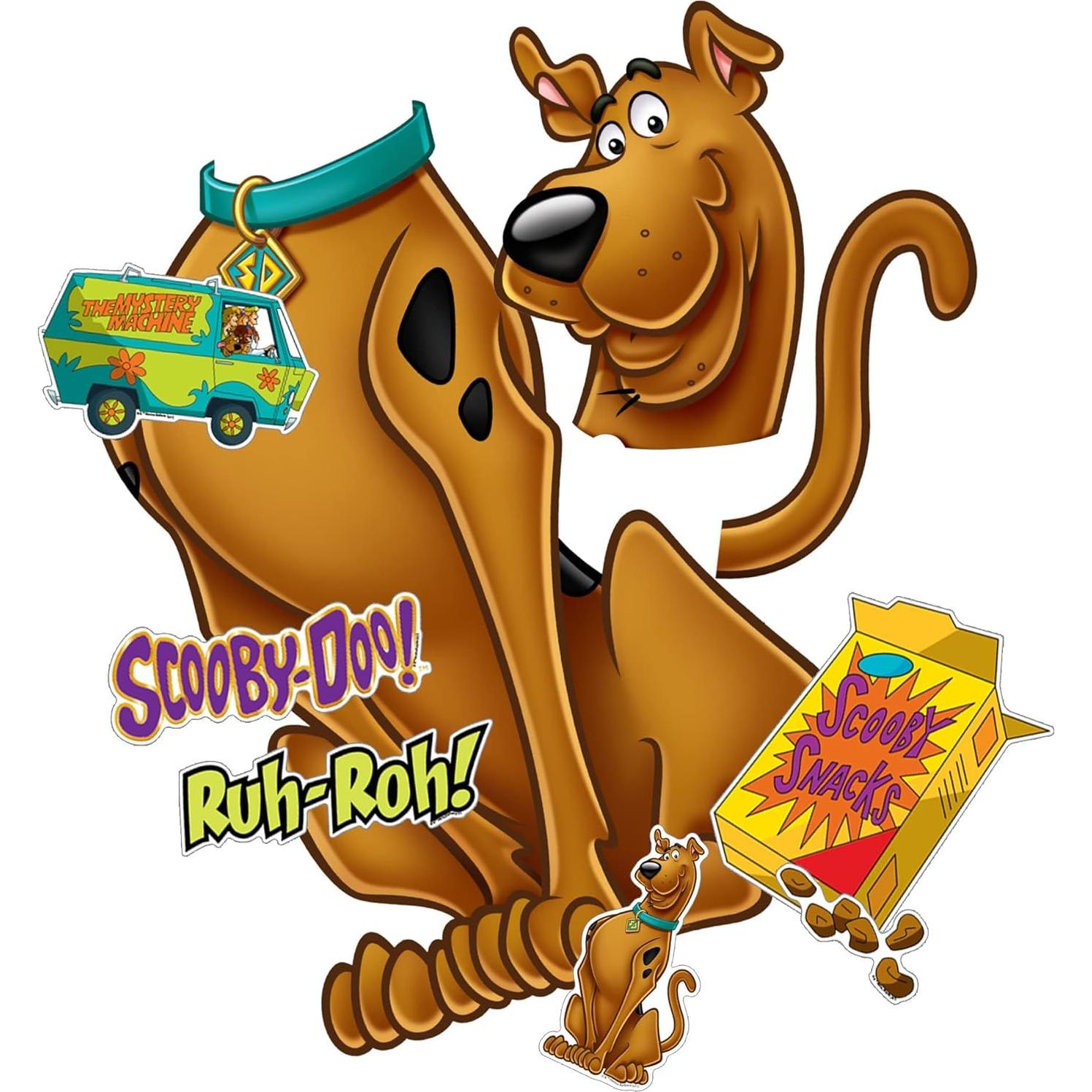 Set de Stickers de Pared Scooby-Doo - Vinilo Reutilizable