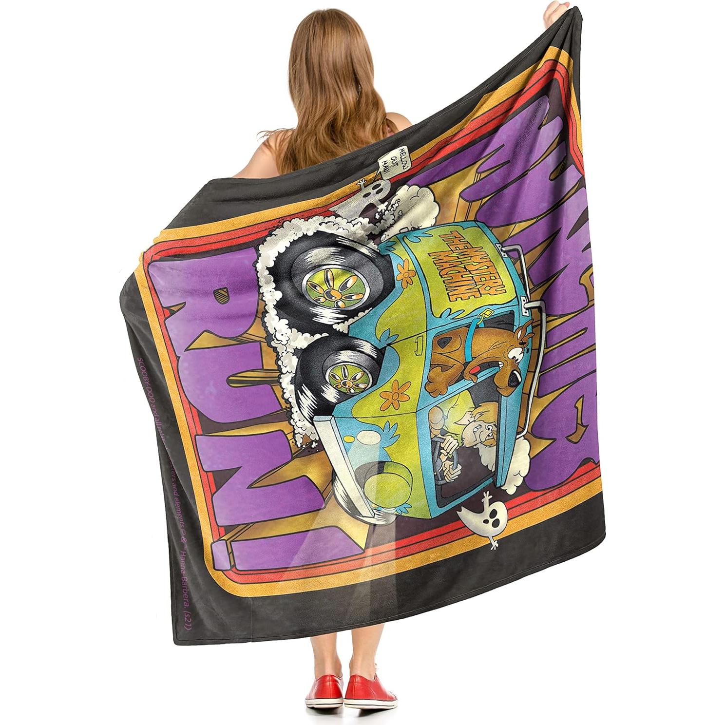 Manta de Toque de Seda Scooby-Doo Northwest 127x152 cm Munchies Run