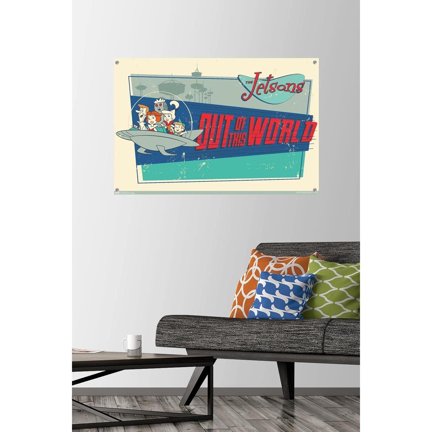 Póster Los Jetsons Trends International 56.67x86.36 cm Premium