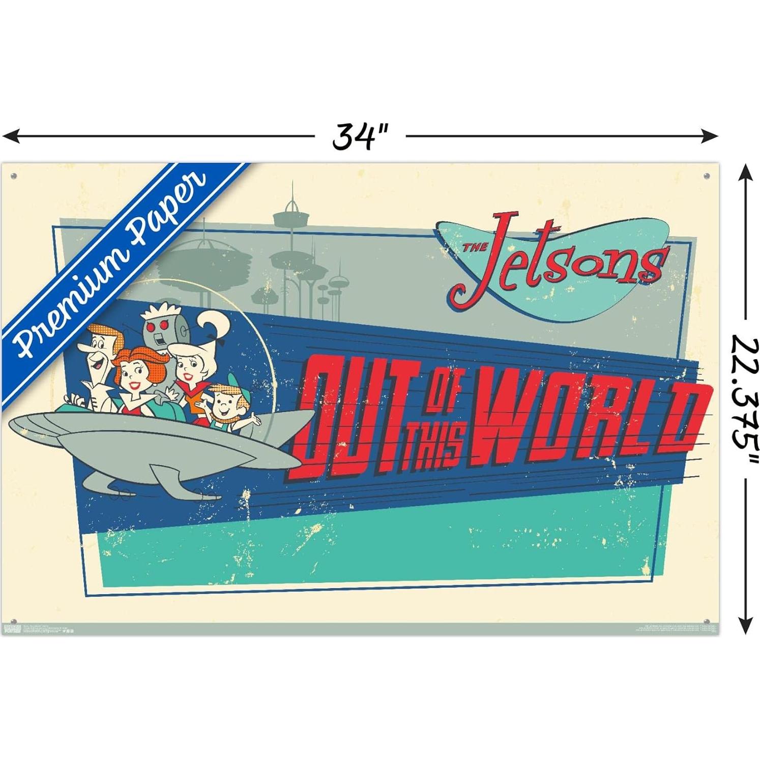 Póster Los Jetsons Trends International 56.67x86.36 cm Premium