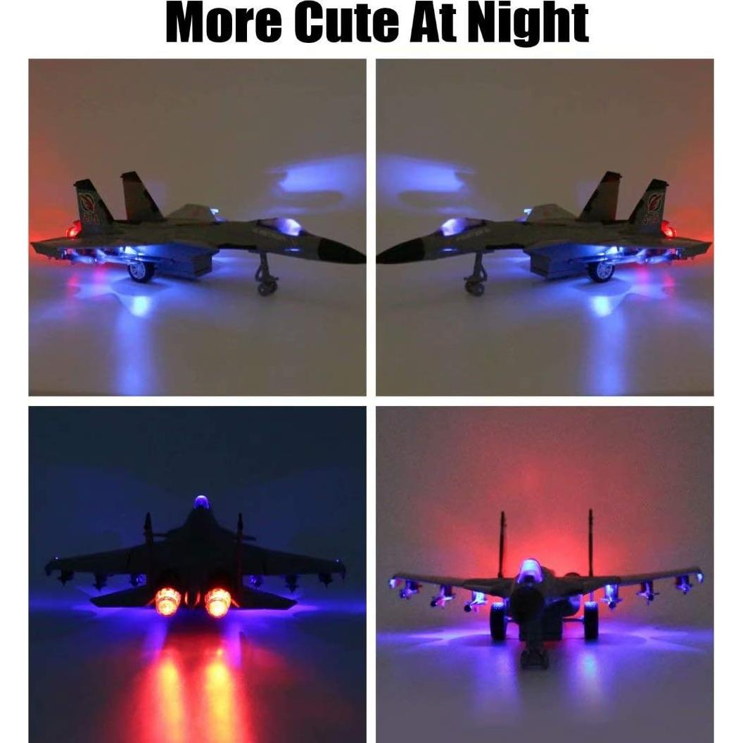 Avión de Juguete Retroceso Xuanyun con Luces y Sonido