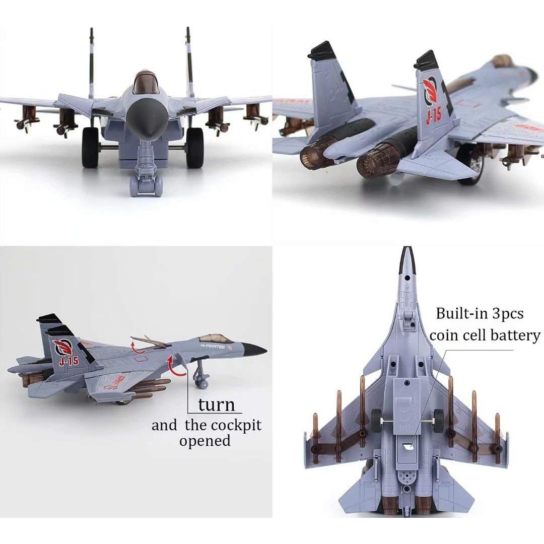 Avión de Juguete Retroceso Xuanyun con Luces y Sonido