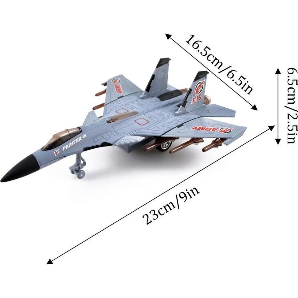 Avión de Juguete Retroceso Xuanyun con Luces y Sonido