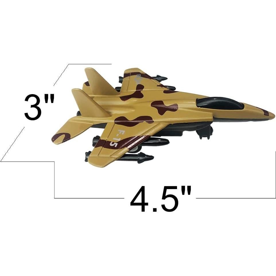 Juguete de avión de combate ArtCreativity - Juego de 4 unidades