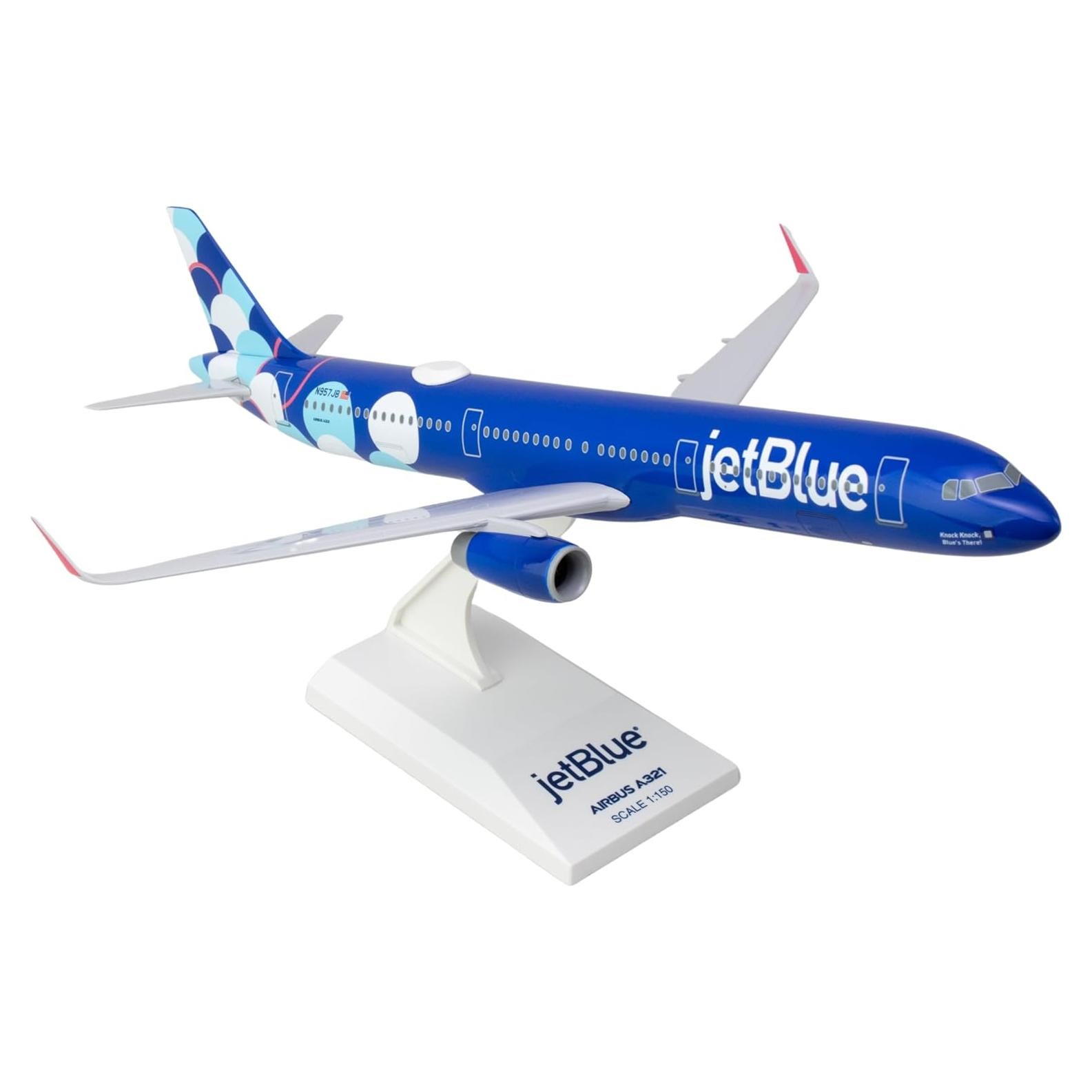 Modelo de avión jetBlue A321 1:150 con soporte - Daron