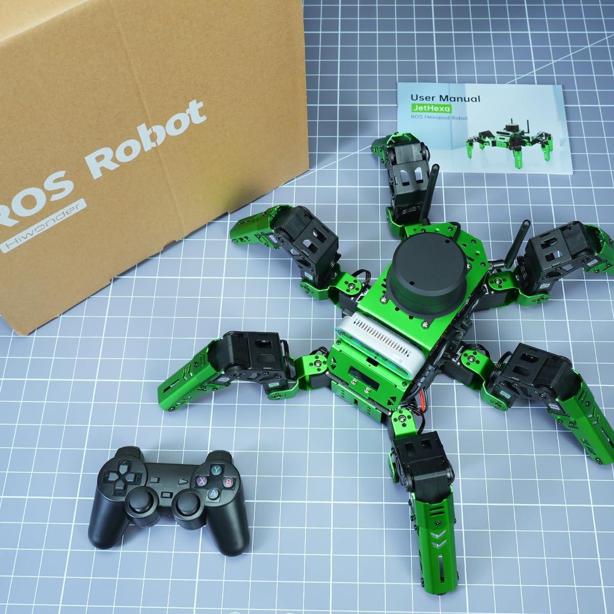 Robot Hexápodo Hiwonder JetHexa con Lidar y Cámara 3D