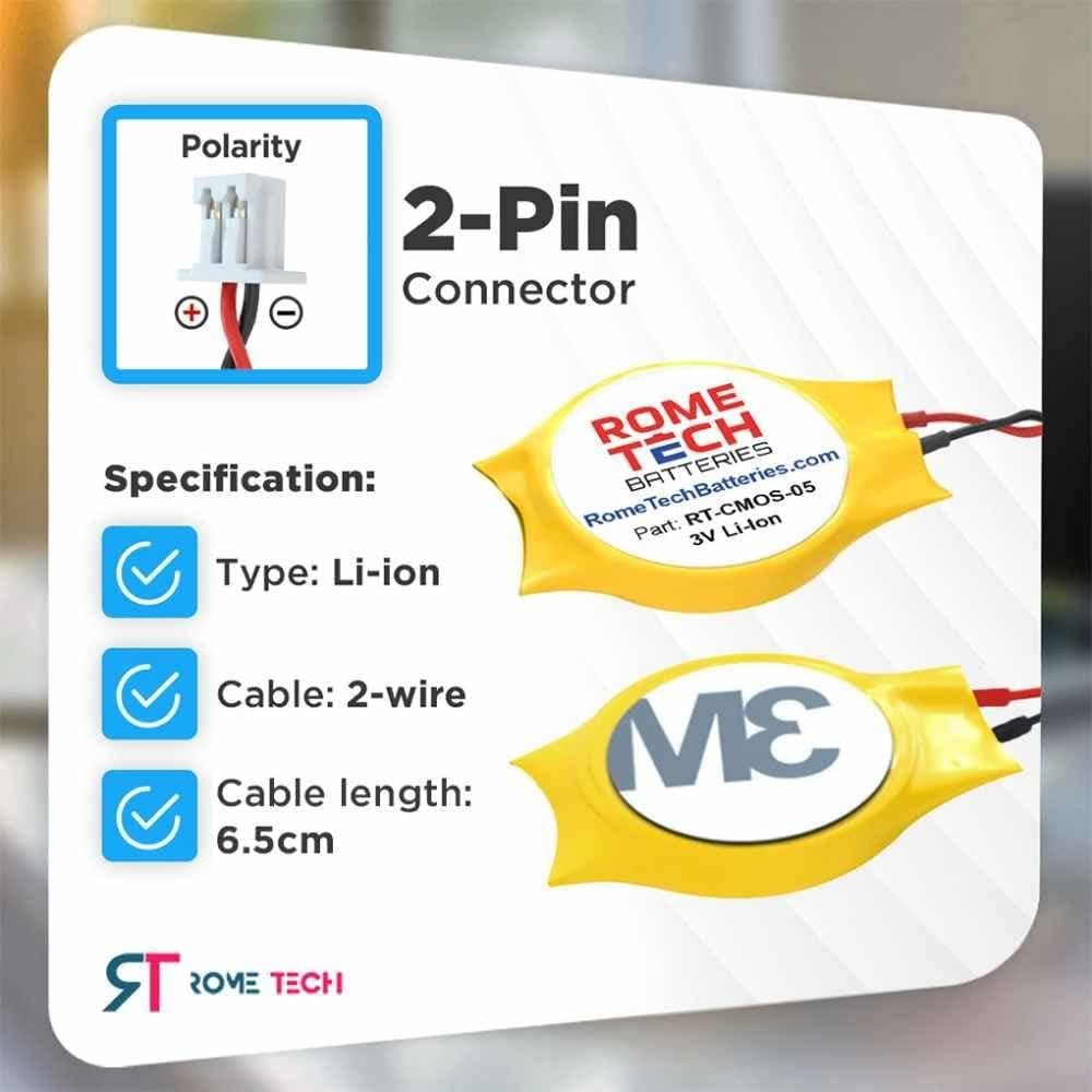 Batería CMOS Rome Tech CR2032 3V para NVIDIA Jetson AGX Orin