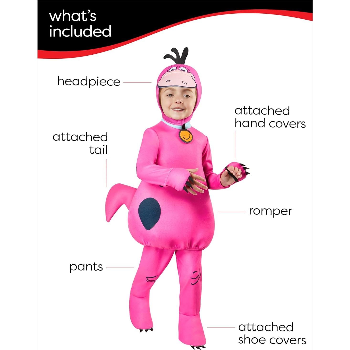 Disfraz de Dino de los Picapiedra Rubie's para Niños - Talla Pequeña