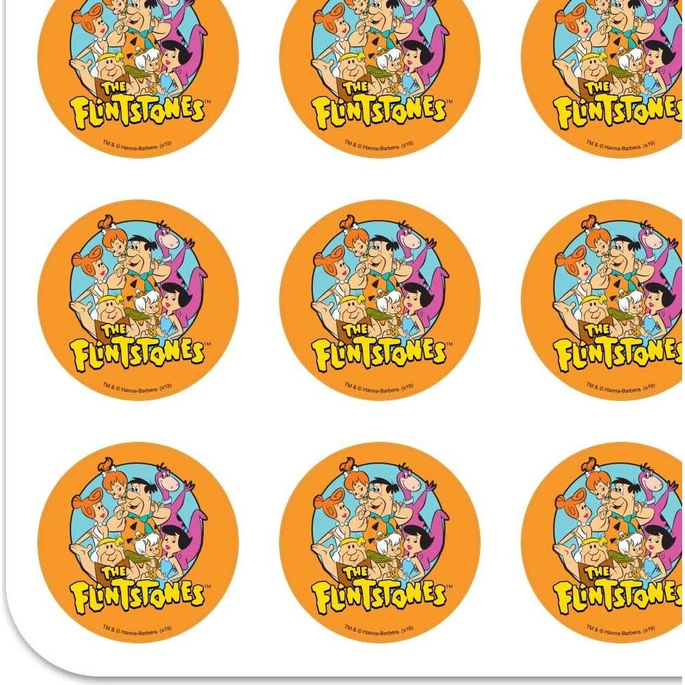 Stickers de Scrapbooking Los Picapiedra 50 Unidades 2.54 cm