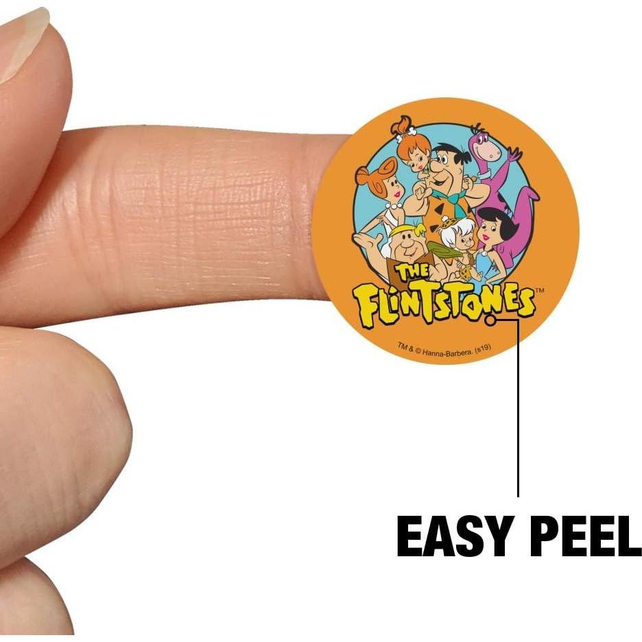 Stickers de Scrapbooking Los Picapiedra 50 Unidades 2.54 cm