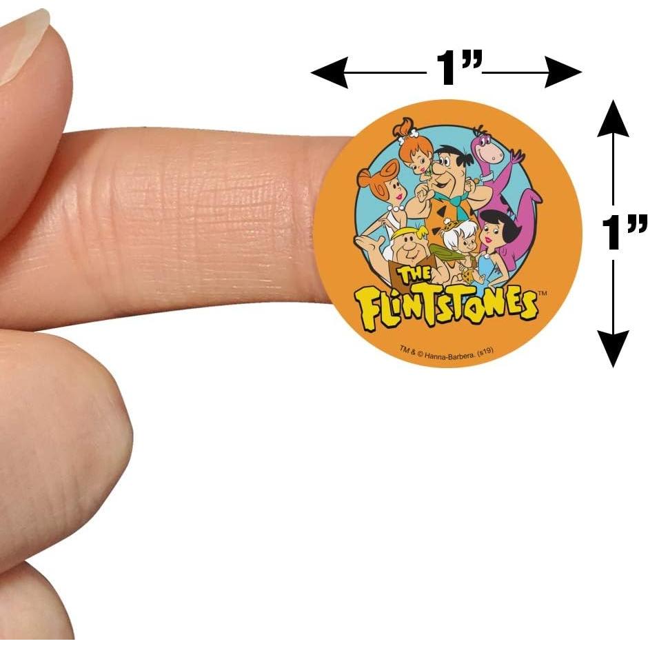 Stickers de Scrapbooking Los Picapiedra 50 Unidades 2.54 cm