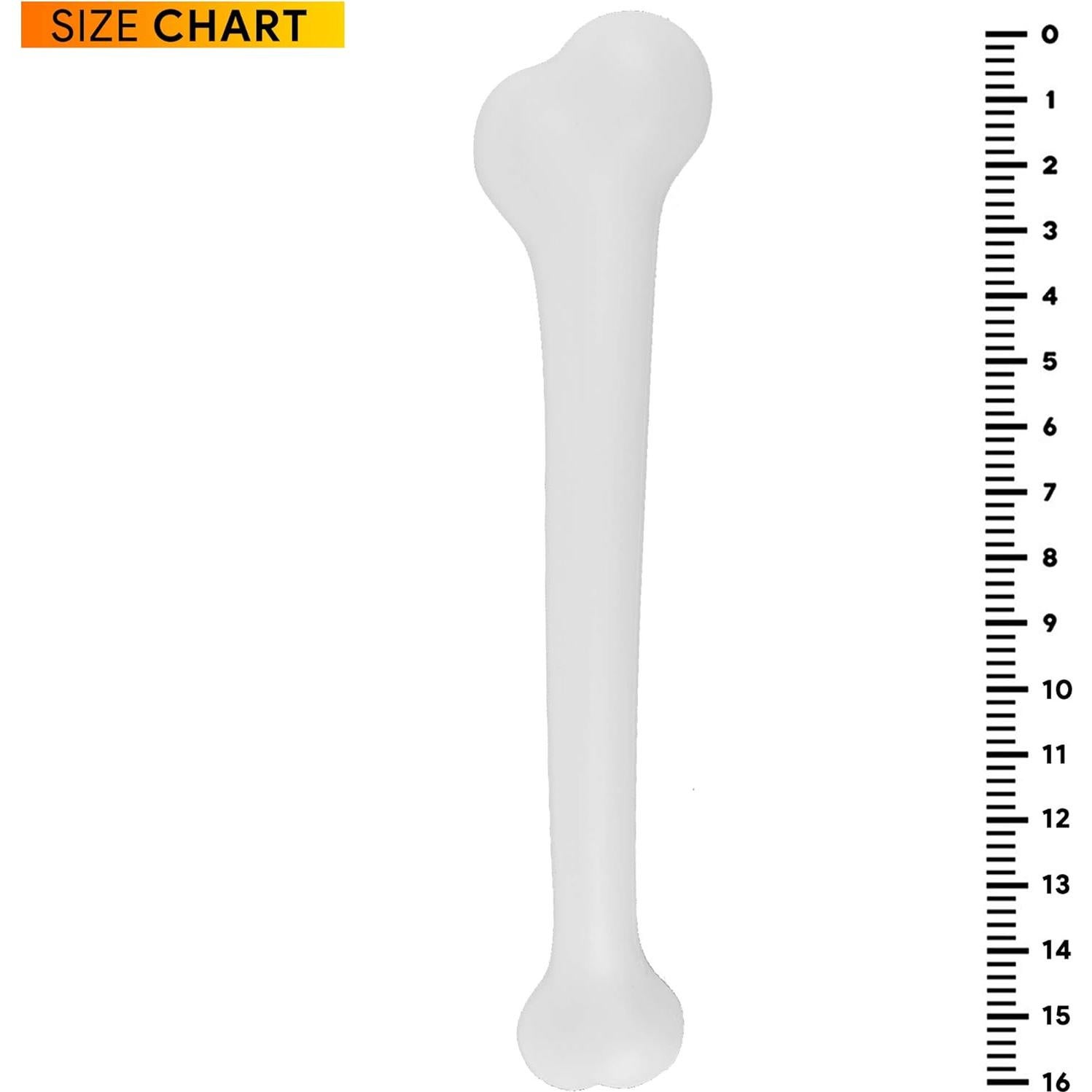 Prop de Hueso Jumbo Skeleteen 38 cm para Disfraz de Cavernícola