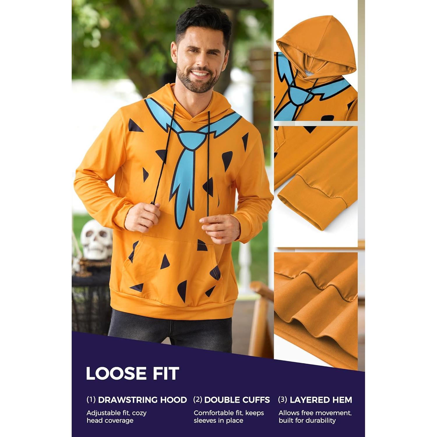 Sudadera de Halloween Arvilhill para hombres - Disfraz divertido (S-3XL)