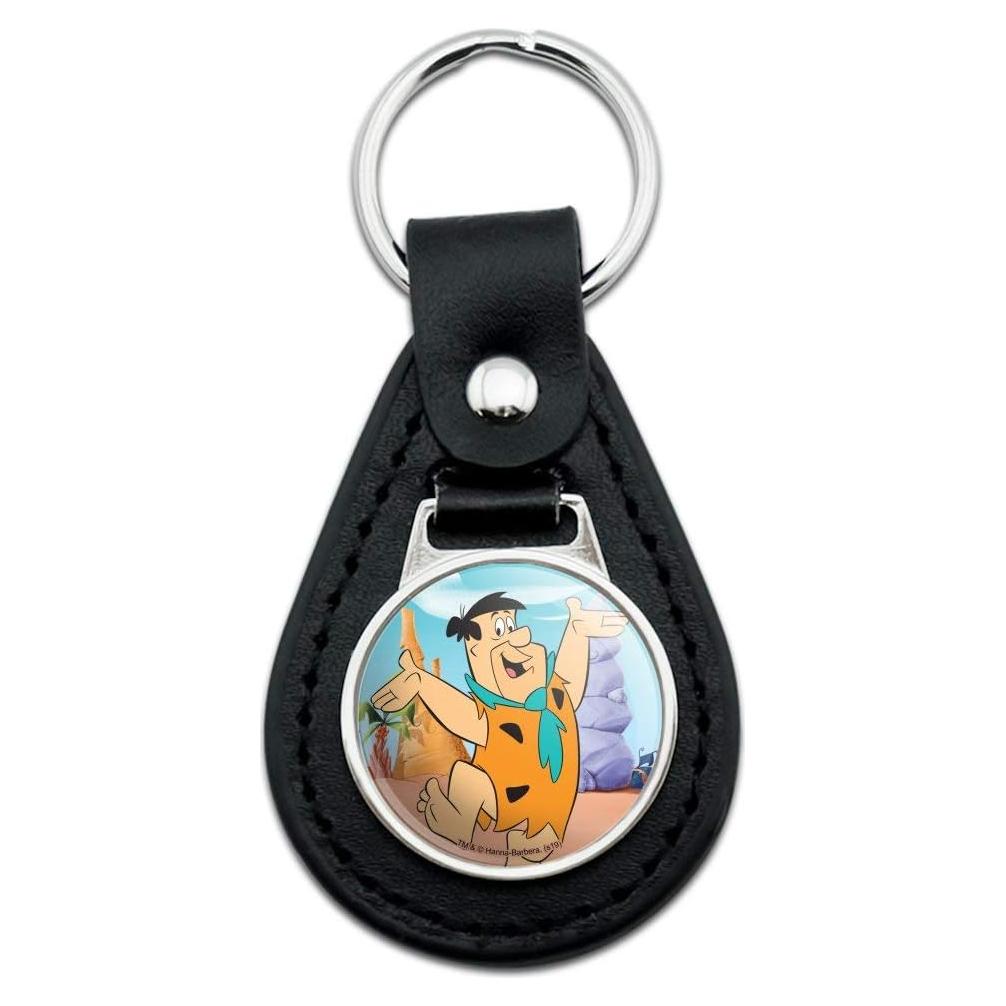 Llavero de Cuero Negro Graphics & More Fred de Los Fantasmas