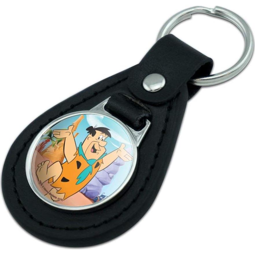 Llavero de Cuero Negro Graphics & More Fred de Los Fantasmas