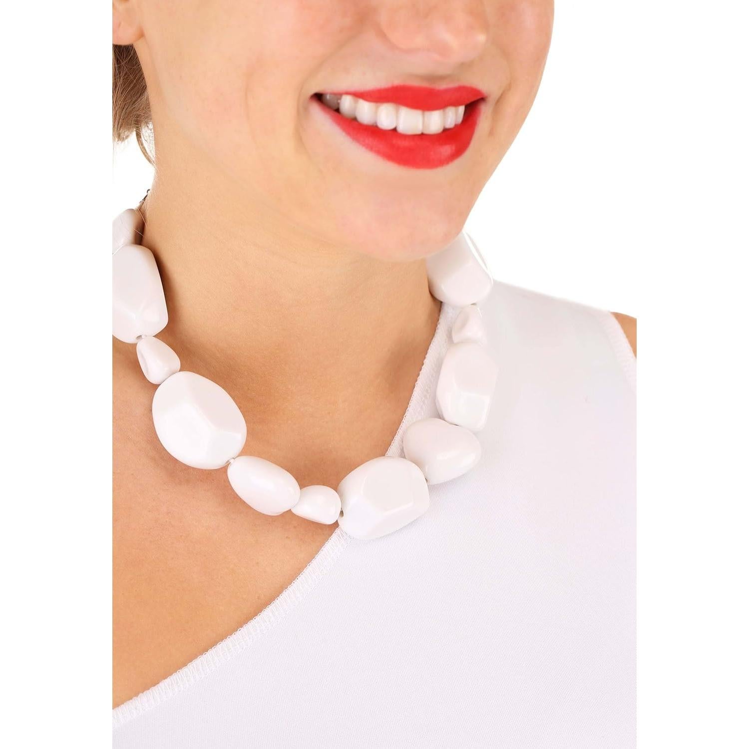 Disfraz de Wilma Flintstone para Mujeres - Incluye Collar y Opciones de Peluca