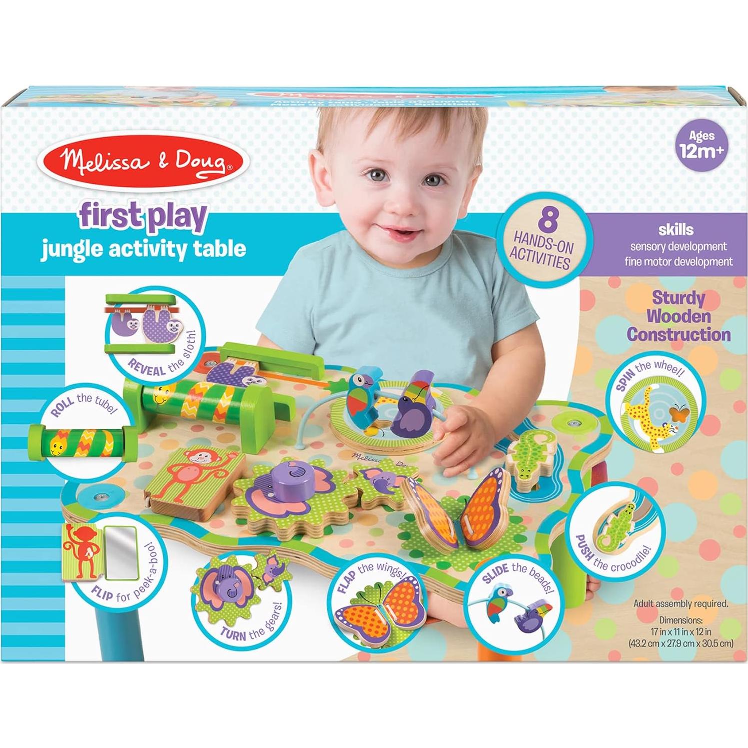 Mesa de Actividad de Madera Melissa & Doug Selva 20x28x43cm