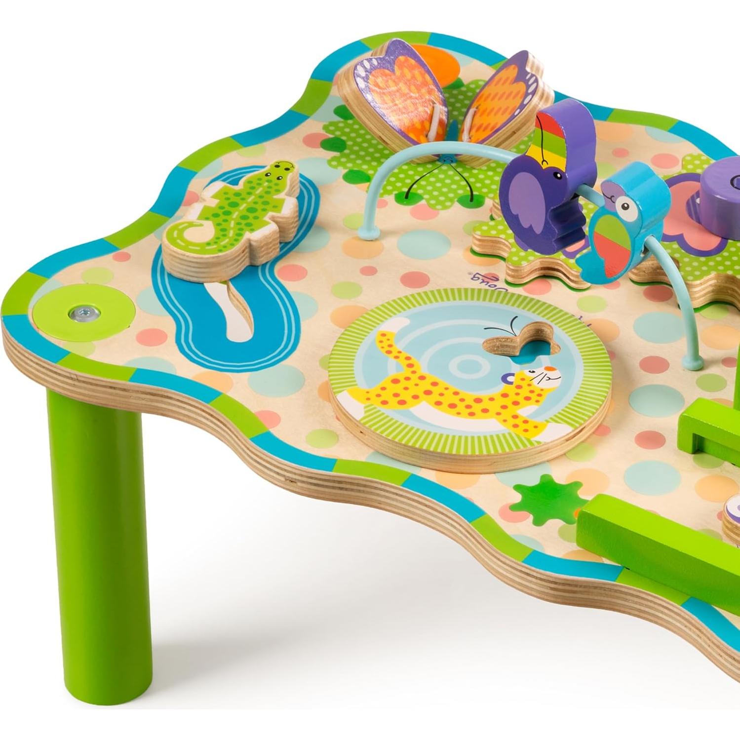Mesa de Actividad de Madera Melissa & Doug Selva 20x28x43cm