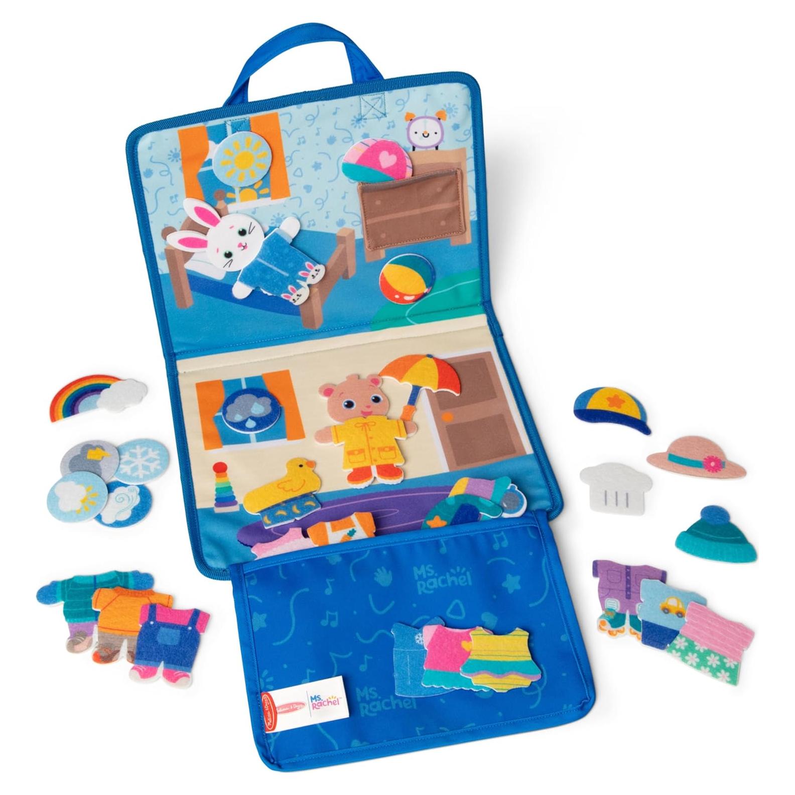 Tablero de Actividad de Fieltro Melissa & Doug Sra. Rachel 23.6x31.5 cm