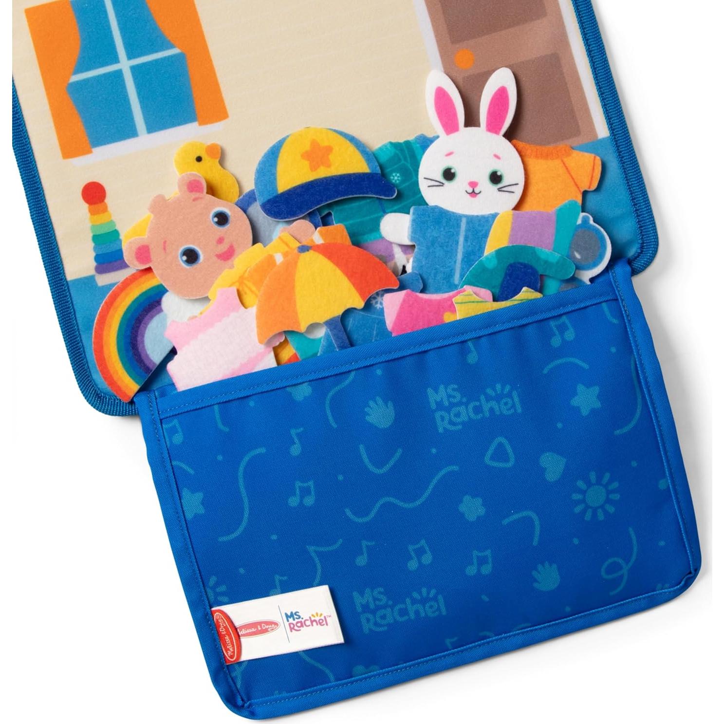 Tablero de Actividad de Fieltro Melissa & Doug Sra. Rachel 23.6x31.5 cm