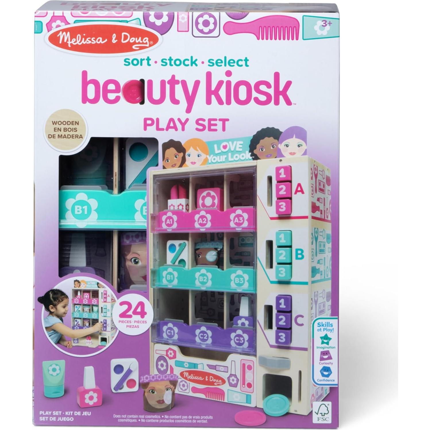 Kiosco de Belleza de Madera Melissa & Doug 43.18x31.75cm