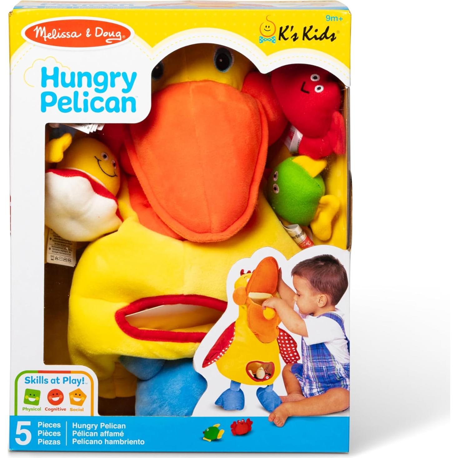 Juguete Educativo Pelícano de Peluche Melissa & Doug 29cm