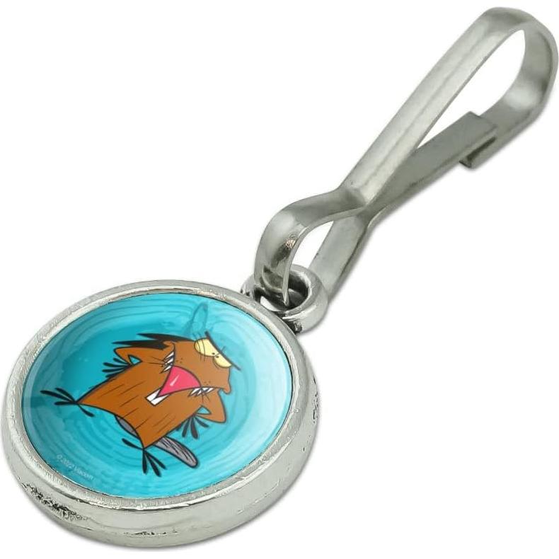 Tirador de Cremallera Angry Beavers Daggett 15mm Resina