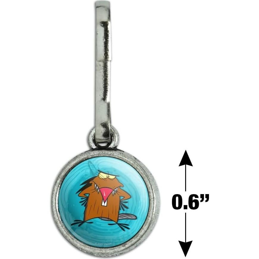 Tirador de Cremallera Angry Beavers Daggett 15mm Resina