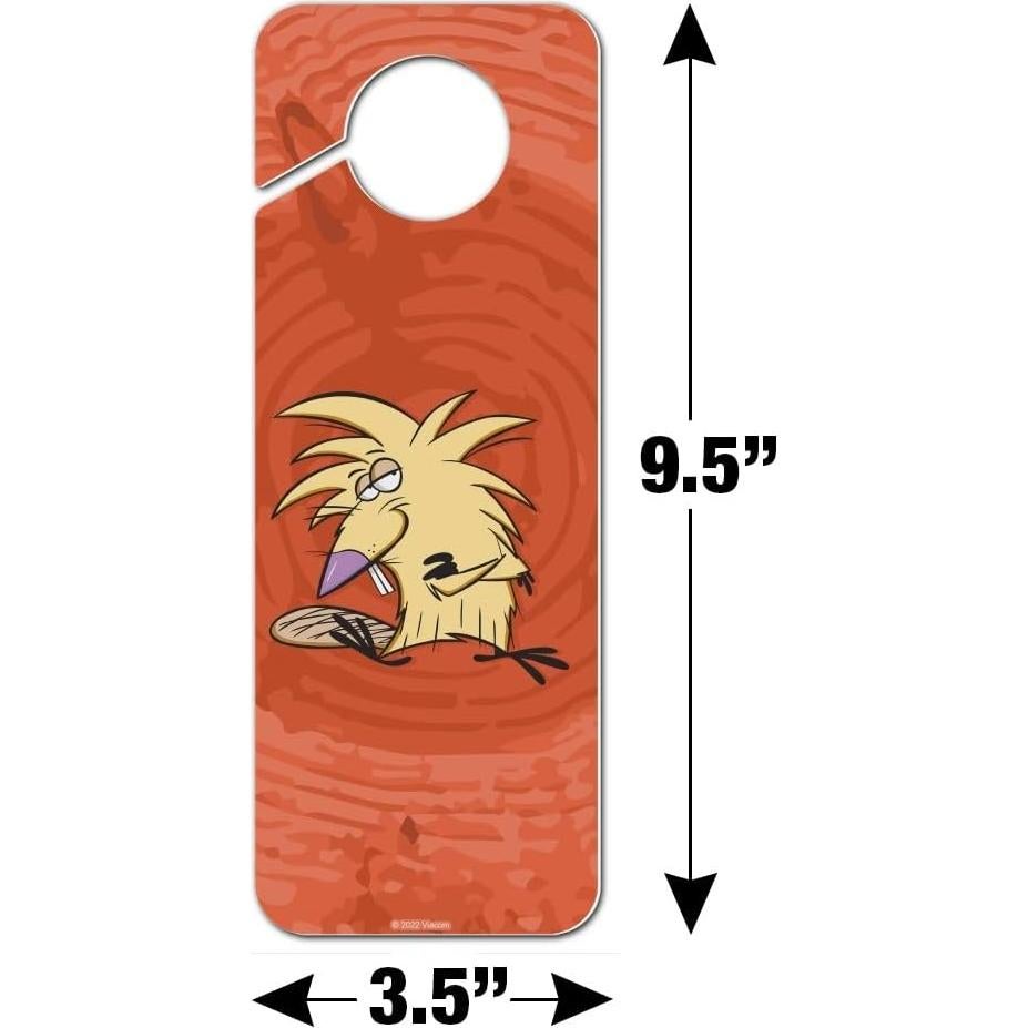 Colgador de Puerta Angry Beavers Graphics & More 24x9.5cm