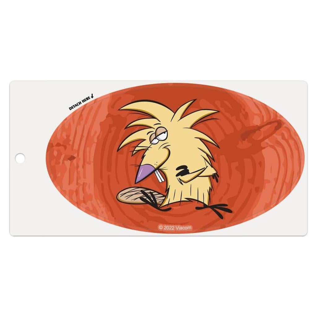 Imán Ovalado de Vinilo Castores Enfurecidos GRAPHICS & MORE 17.8x10.2cm