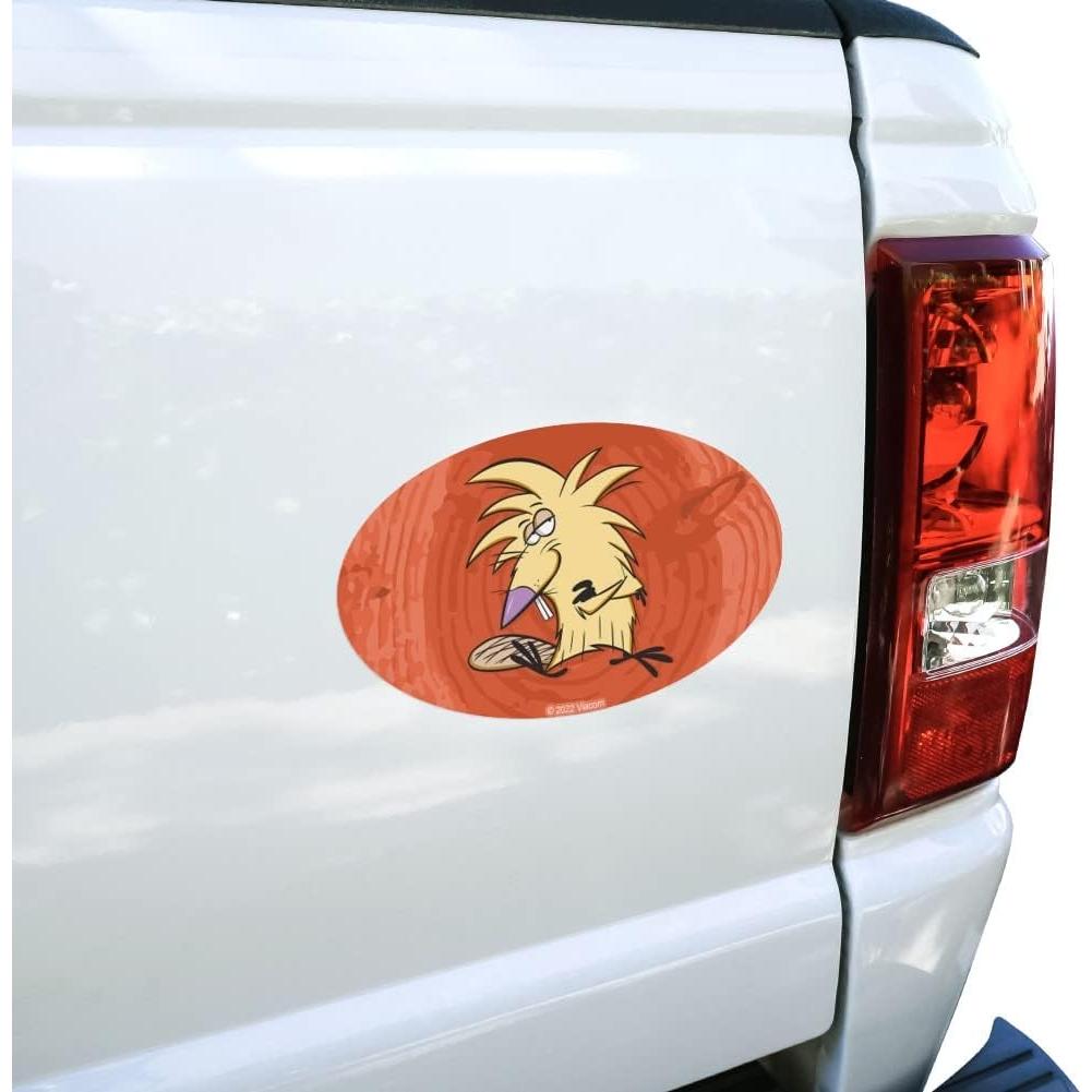 Imán Ovalado de Vinilo Castores Enfurecidos GRAPHICS & MORE 17.8x10.2cm