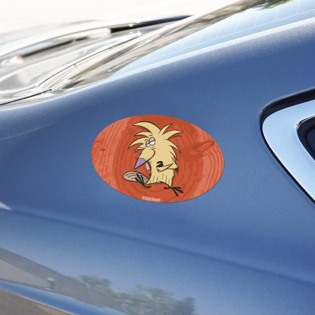 Imán Ovalado de Vinilo Castores Enfurecidos GRAPHICS & MORE 17.8x10.2cm