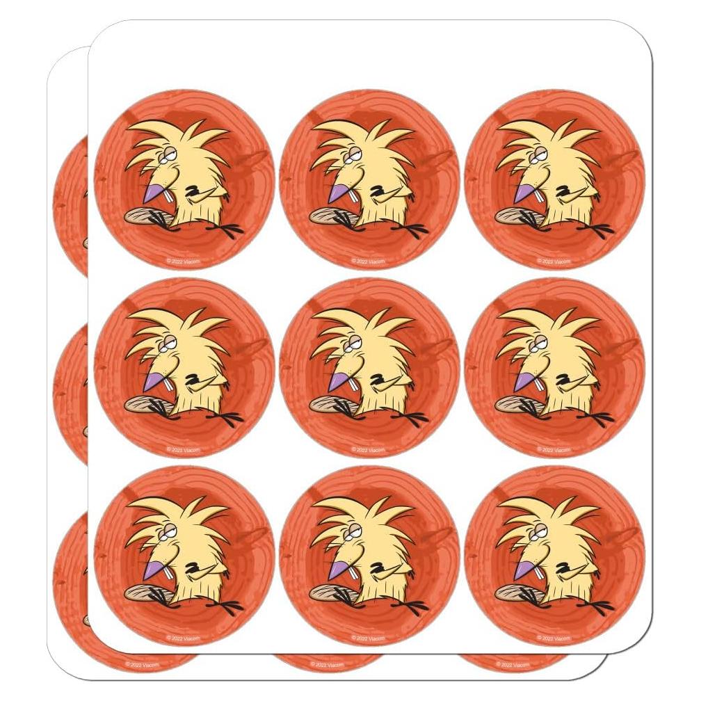 Calcomanías de Planificador Angry Beavers - 18 Piezas Opacas
