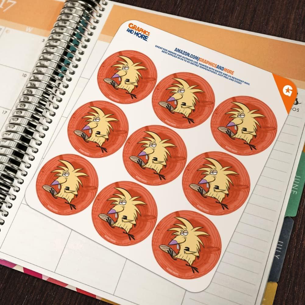 Calcomanías de Planificador Angry Beavers - 18 Piezas Opacas