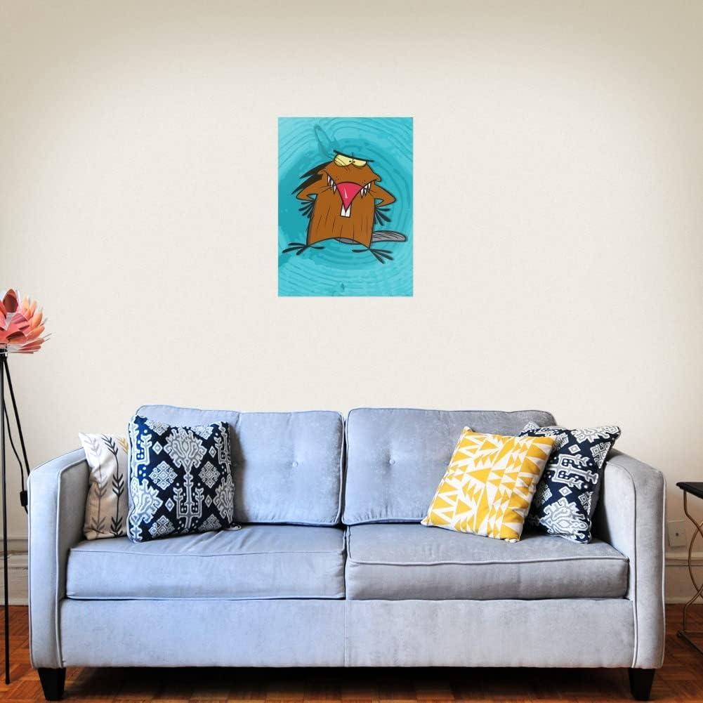 Cartel de Pared Angry Beavers 60.96x45.72 cm Papel Premium