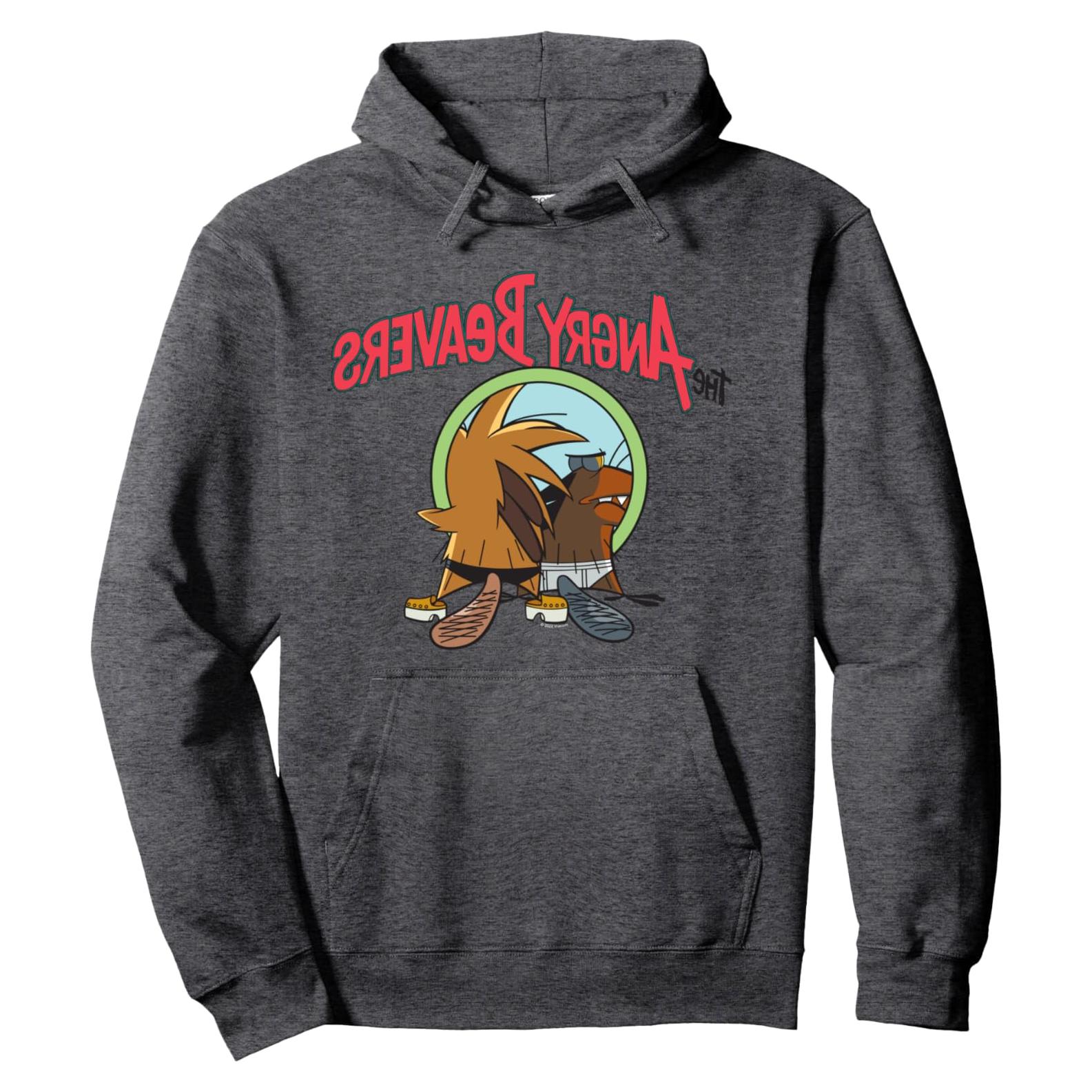 Sudadera con Capucha Unisex Angry Beavers - Logo Auténtico