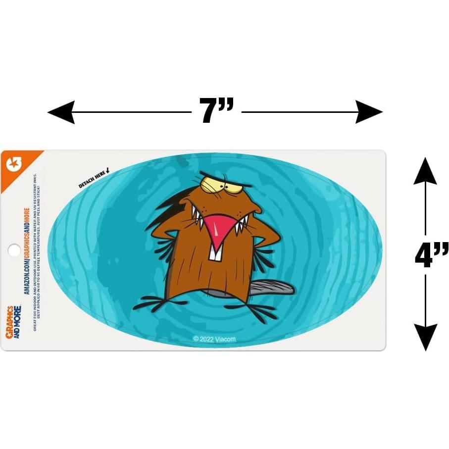 Imán Ovalado Castores Enfurecidos Graphics & More 17.8x10.2cm