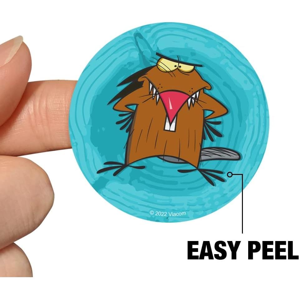 Calendario Planificador Stickers Angry Beavers 18 Piezas