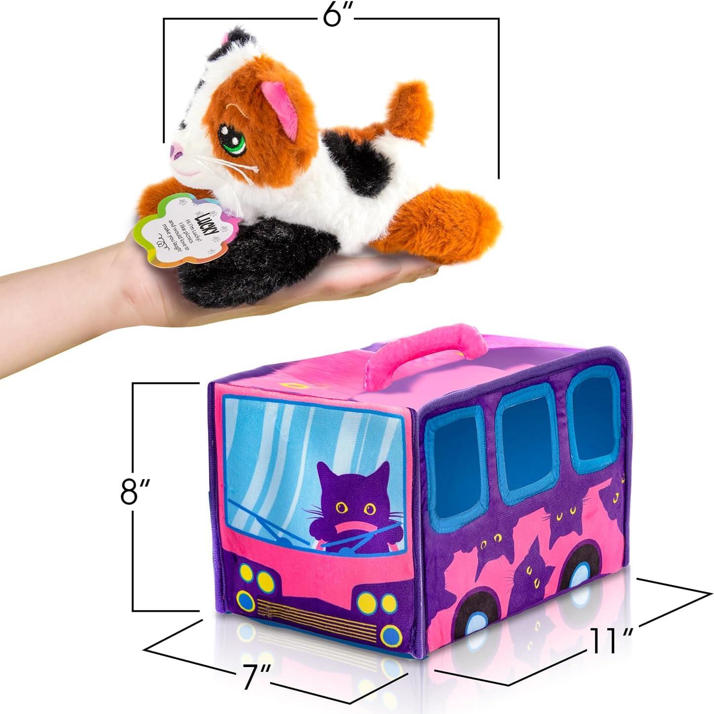 Set de Juguetes de Peluche para Gato ArtCreativity 7 Piezas 15 cm