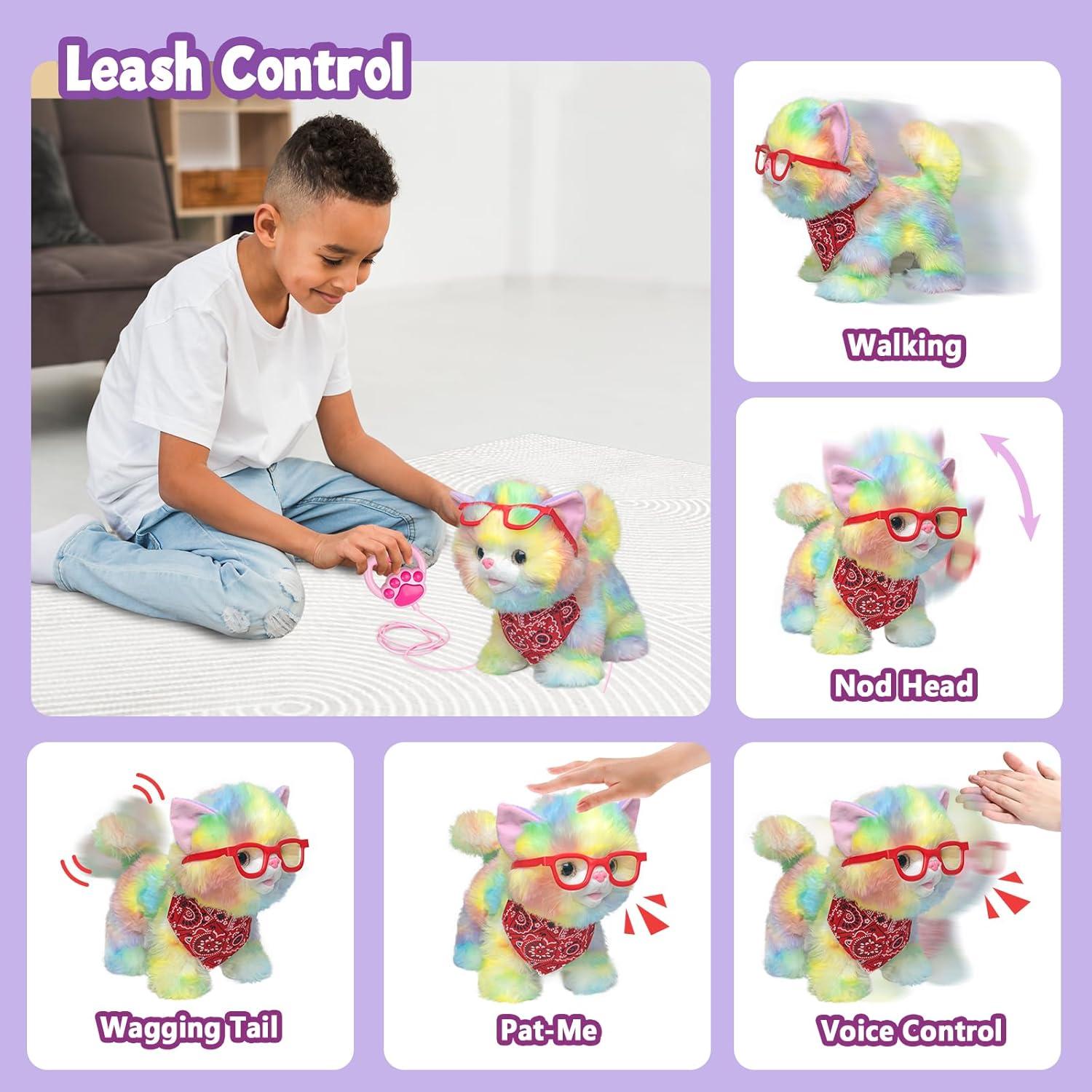 Juguete Robot Gato Caminante YH YUHUNG con Control Remoto 24.5cm