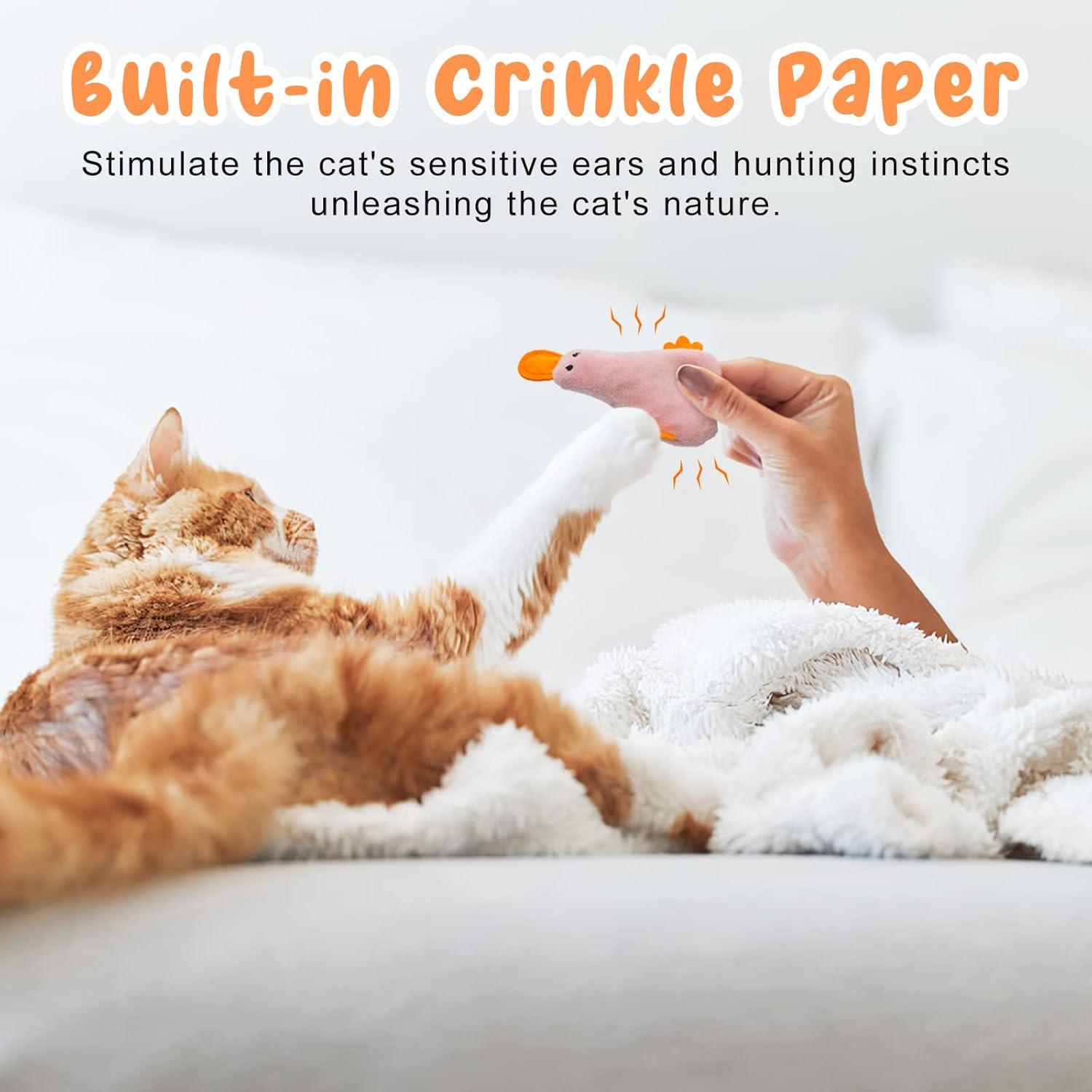 Juguetes para Gatos Andiker Catnip 3 Piezas Pato Interactivo