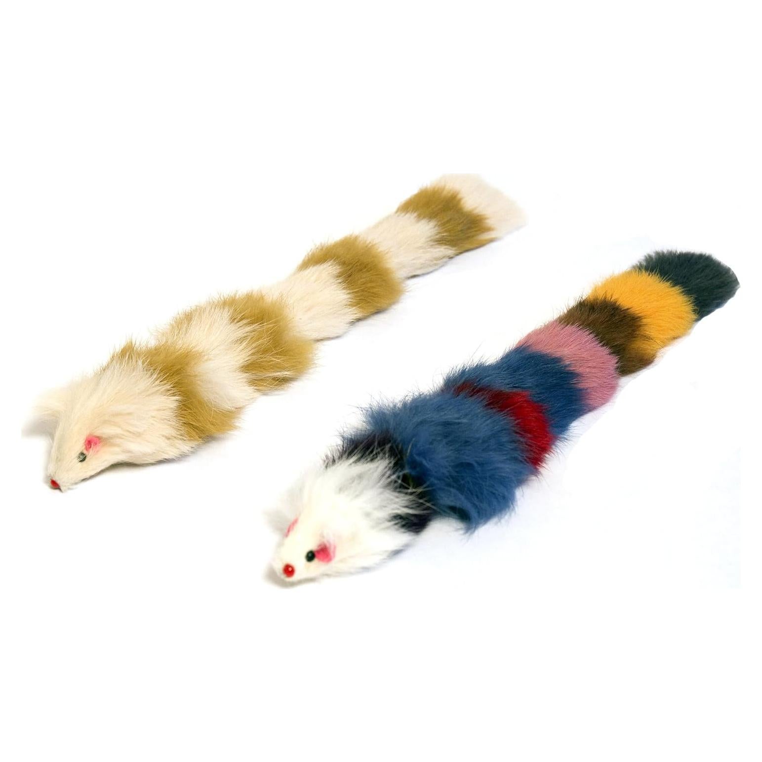 Juguete de Peluche Weasel Iconic Pet - Juego de 2 para Perros y Gatos