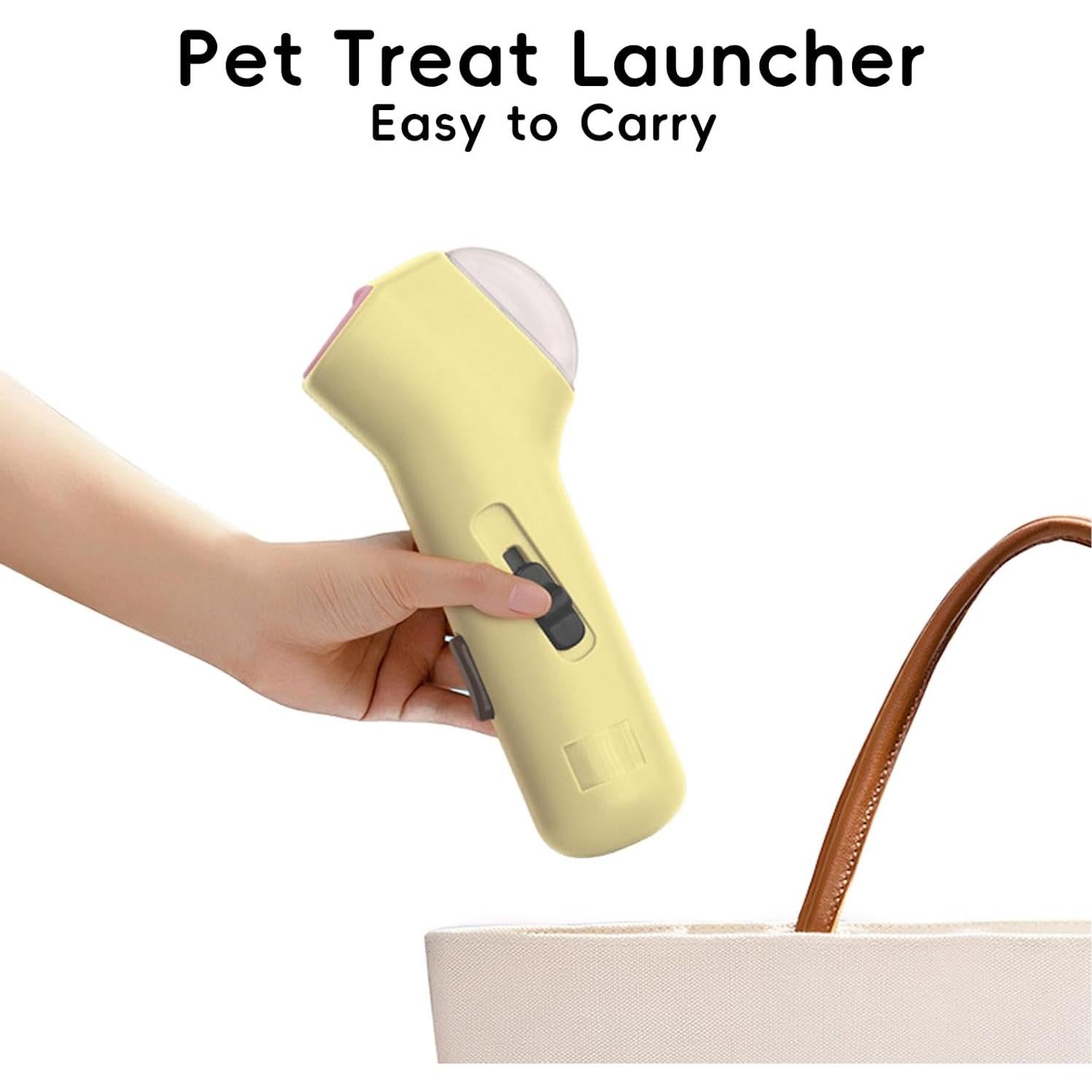 Lanzador de Golosinas Interactivo Mooipur para Gatos y Perros