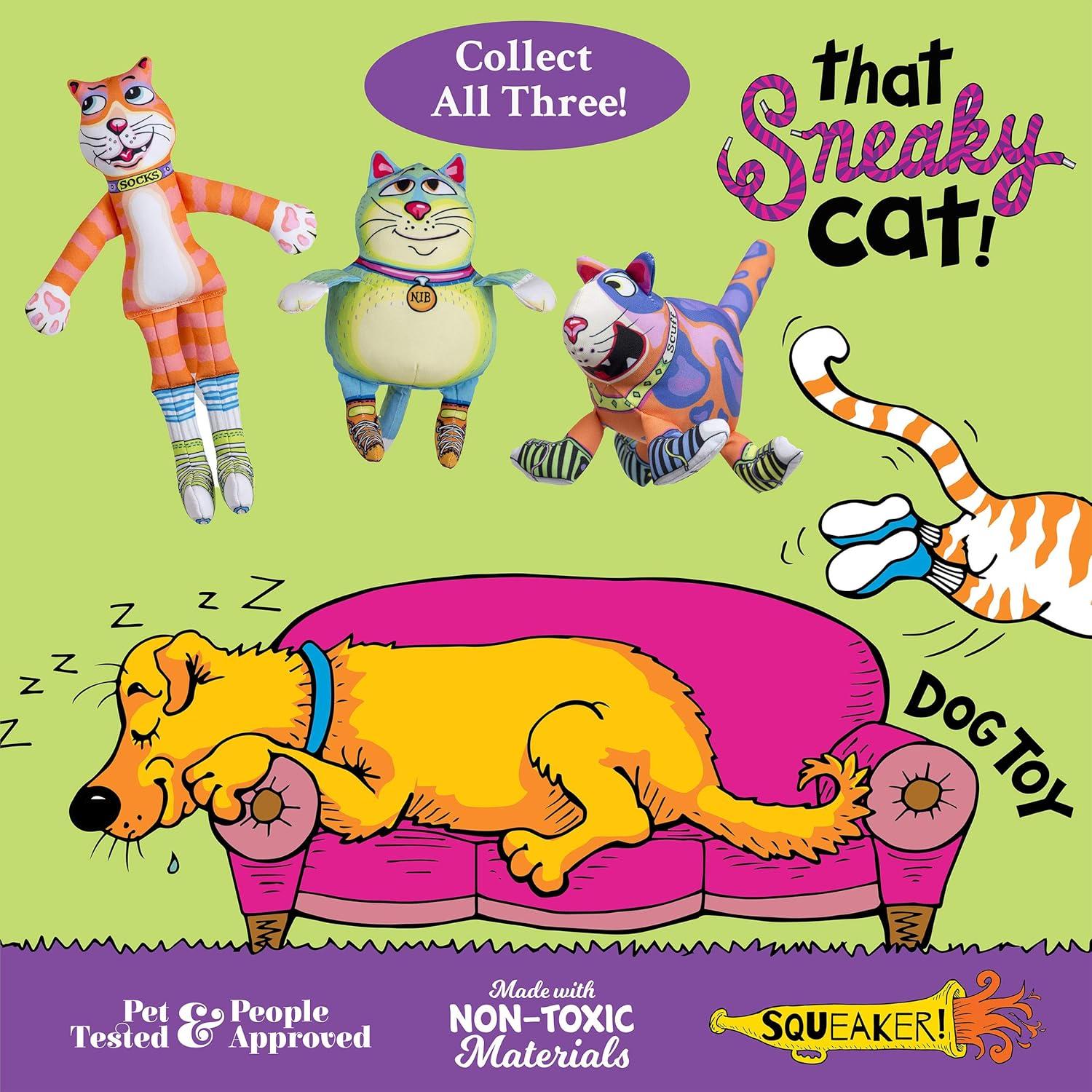 Juguete para Perros Fuzzu Ese Gato Sneaky Grande 60 cm